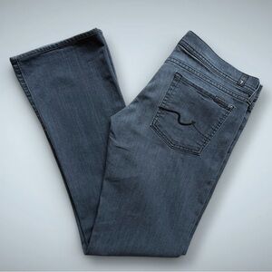 7 For All Mankind Rocker Bootcut Jeans | Charcoal Black 31 | USA Made